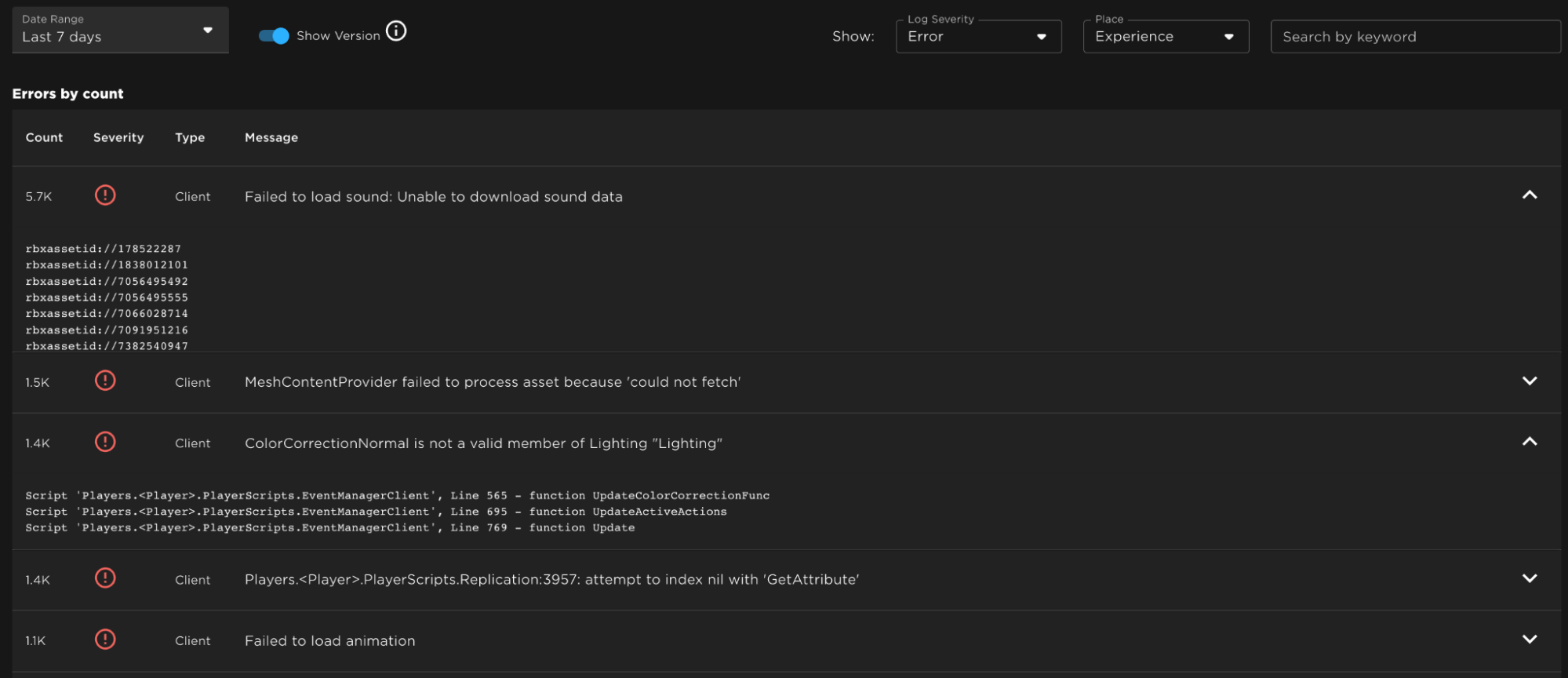 donde reportar problemas en experiencias de