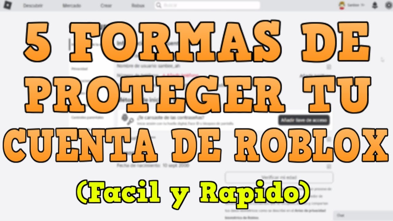 formas de proteger tu cuenta en