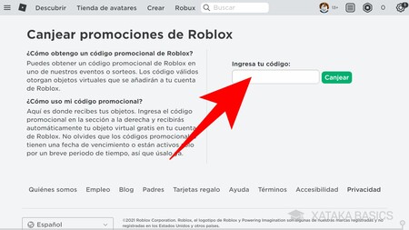 pasos para reclamar robux de promociones en